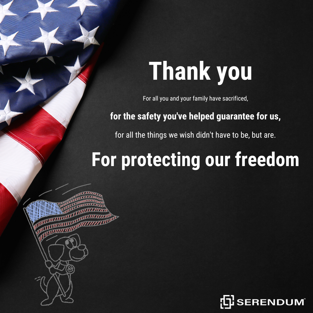 Happy Veterans Day from Serendum™
